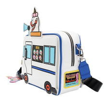 Load image into Gallery viewer, Whatever Makes You Happy Killer Klowns from Outer Space Jojo&#39;s Ice Cream Truck Crossbody with Ray Gun Charm