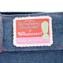 Load image into Gallery viewer, Whatever Makes You Happy Strawberry Shortcake Denim Tote Bag