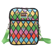Load image into Gallery viewer, Whatever Makes You Happy Killer Klowns from Outer Space Reversible &amp; Convertible Square Backpack with Fatso Charm