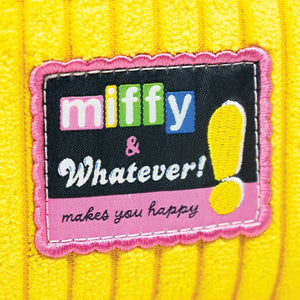 Whatever Makes You Happy Miffy Corduroy Baguette Crossbody Bag with Bag Charm