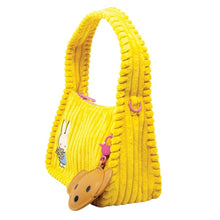 Load image into Gallery viewer, Whatever Makes You Happy Miffy Corduroy Baguette Crossbody Bag with Bag Charm