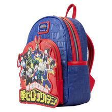 Load image into Gallery viewer, Loungefly My Hero Academia Group Debossed Logo Mini Backpack