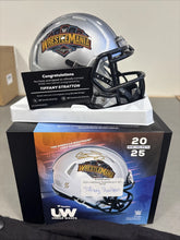 Load image into Gallery viewer, Wrestlemania 41 Las Vegas Autographed Mini Helmet Tiffany Stratton Numbered 7/25