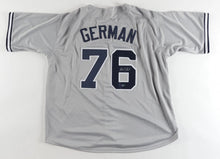 Load image into Gallery viewer, Domingo German Signed Jersey New York Yankees MLB Away Grey (RSA) #76