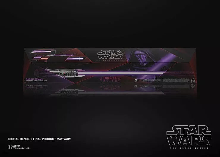 Hasbro Star Wars The Black Series Darth Revan Force FX Elite Lightsaber LED