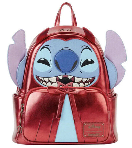 LOUNGEFLY X Disney Stitch Devil Cosplay Mini Backpack