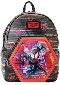 Loungefly Marvel Across the Spider-Verse Lenticular Double Strap Shoulder Bag