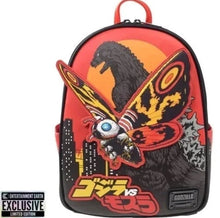 Load image into Gallery viewer, Godzilla vs. Mothra Loumgefly Backpack Entertainment Earth Exclusive New