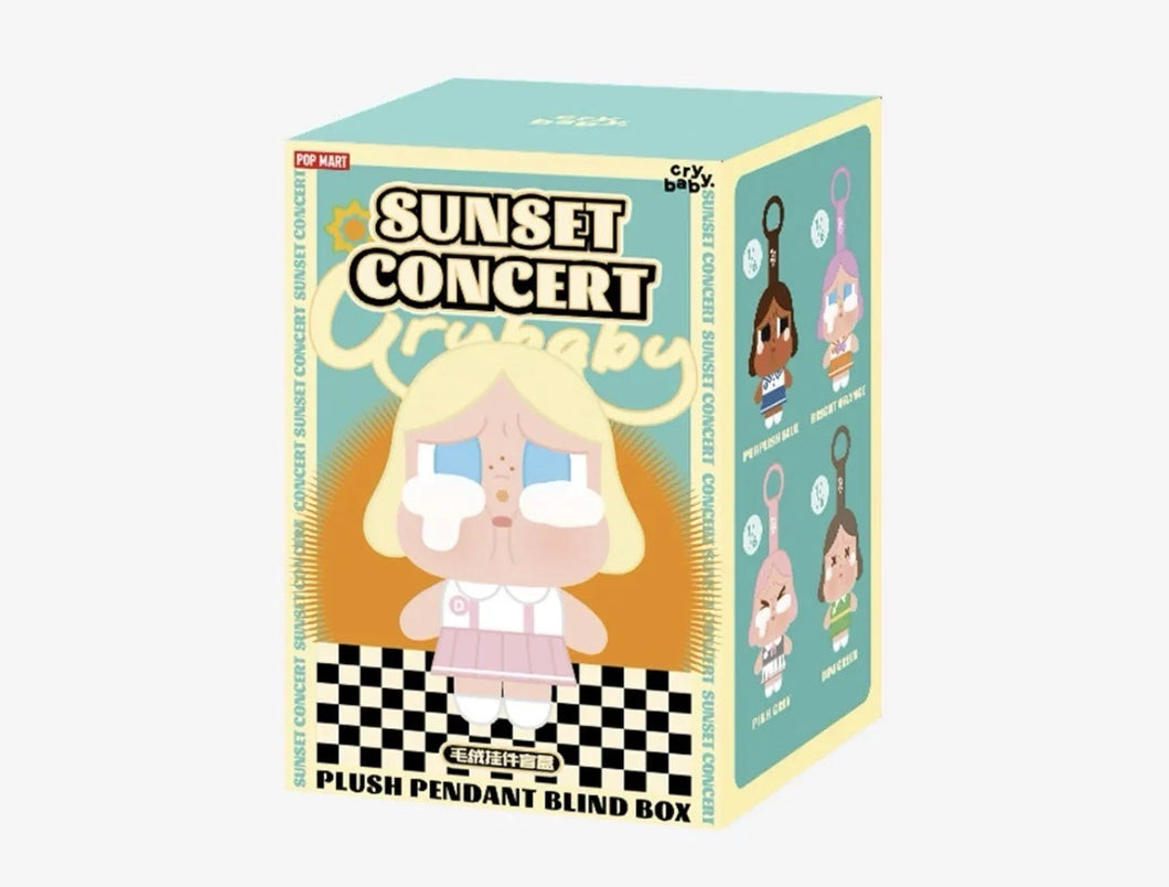 Pop Mart Crybaby Sunset Concert Plush Pendant Blind Box Sealed And Unopened
