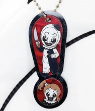 Load image into Gallery viewer, Terrifier 2 Art the Clown Oversized Head Nylon Tote Bag Whatever Makes You Happy