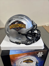 Load image into Gallery viewer, Wrestlemania 41 Las Vegas Autographed Mini Helmet Tiffany Stratton Numbered 7/25