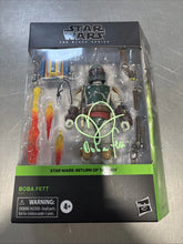 Load image into Gallery viewer, Daniel Logan Signed Star Wars The Black Series Deluxe Boba Fett ROTJ JSA COA