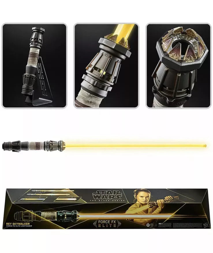 Star Wars The Black Series Rey Force FX Elite Lightsaber