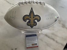 Load image into Gallery viewer, Mark Ingram New Orleans Saints signed white football PSA authenticated inscribed