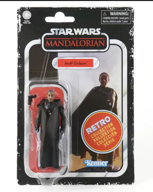 Star Wars Retro Collection The Mandalorian Moff Gideon Action Figure 3.75 Inch