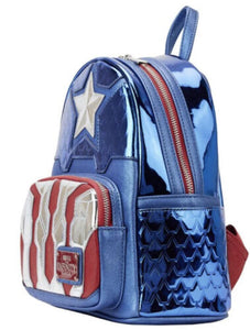 Marvel Comics Captain America Costume Loungefly Backpack Bag