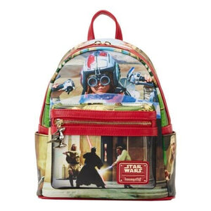 Loungefly Star Wars Mini Backpack Phantom Menace Scenes