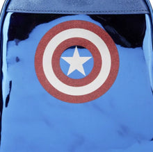 Load image into Gallery viewer, Marvel Comics Captain America Costume Loungefly Backpack Bag