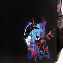 Load image into Gallery viewer, Loungefly Marvel Across the Spider-Verse Lenticular Double Strap Shoulder Bag