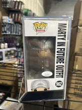 Load image into Gallery viewer, Michael j fox signed Marty In Future Outfit funko pop with coa graded