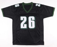Load image into Gallery viewer, Miles Sanders Philadelphia Eagles NFL Signed Black Jersey (JSA)