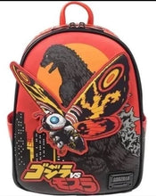 Load image into Gallery viewer, Godzilla vs. Mothra Loumgefly Backpack Entertainment Earth Exclusive New