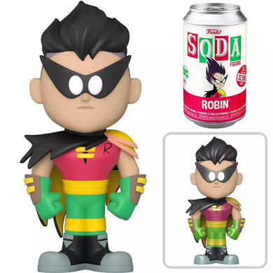 Teen Titans Go! Robin Sealed SODA Figure in Collector Can (International)