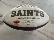 Load image into Gallery viewer, Mark Ingram New Orleans Saints signed white football PSA authenticated inscribed