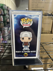 Michael j fox signed Marty In Future Outfit funko pop with coa graded
