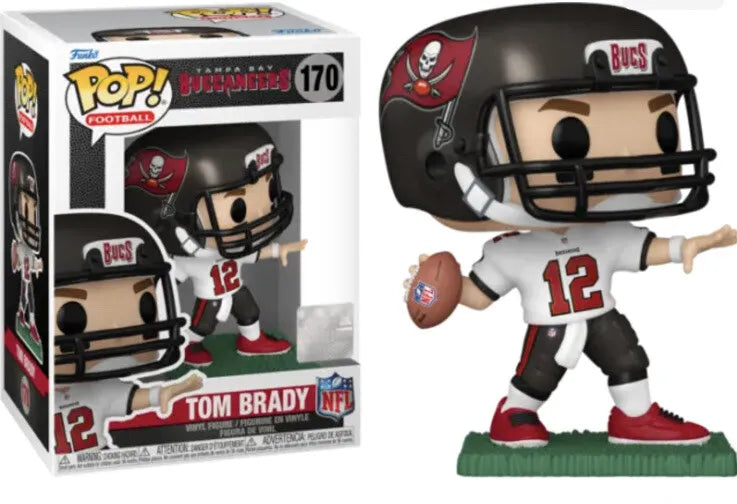Funko POP! NFL: Buccaneers - Tom Brady White Jersey Series 9 #170