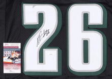 Load image into Gallery viewer, Miles Sanders Philadelphia Eagles NFL Signed Black Jersey (JSA)