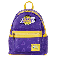 Load image into Gallery viewer, LF NBA LA LAKERS DEBOSSED LOGO MINI BACKPACK