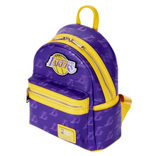 Load image into Gallery viewer, LF NBA LA LAKERS DEBOSSED LOGO MINI BACKPACK