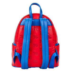 LF NBA PHILLY 76ERS DEBOSSED LOGO MINI BACKPACK