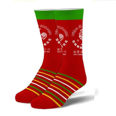 Cool Socks Sriracha Hot Sauce Red