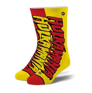 WWE Hulkamania Crew Novelty Socks