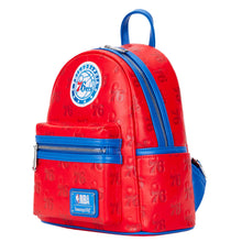 Load image into Gallery viewer, LF NBA PHILLY 76ERS DEBOSSED LOGO MINI BACKPACK