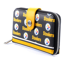 Load image into Gallery viewer, NFL PITTSBURGH STEELERS LOGO ALLOVER PRINT BIFOLD WALLET