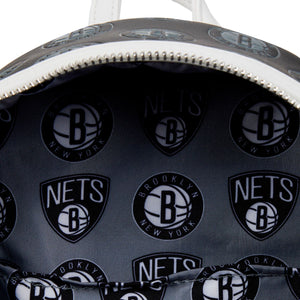 LF NBA BROOKLYN NETS DEBOSSED LOGO MINI BACKPACK