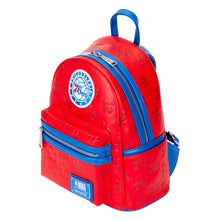 Load image into Gallery viewer, LF NBA PHILLY 76ERS DEBOSSED LOGO MINI BACKPACK