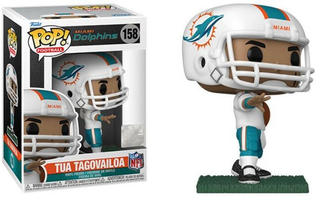 PREORDER Estimated November -Tua Tagovailoa #158 - Miami Dolphins Funko Pop! NFL Away Uniform