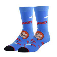 Cool Socks Novelty Crew Socks Men's Women's, Chucky Icons, Graphic Print