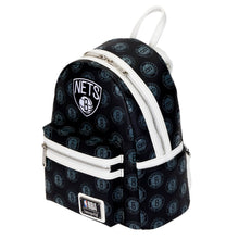 Load image into Gallery viewer, LF NBA BROOKLYN NETS DEBOSSED LOGO MINI BACKPACK