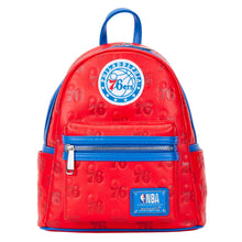 Load image into Gallery viewer, LF NBA PHILLY 76ERS DEBOSSED LOGO MINI BACKPACK