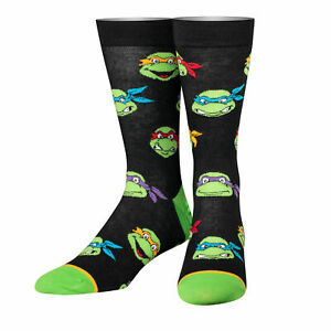 Retro Teenage Mutant Ninja Turtle Heads Socks