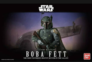 Bandai Hobby Star Wars Boba Fett 1/12 Scale Action Figure Model Kit