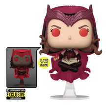 Load image into Gallery viewer, Funko Wanda Vision Exclusive POP Scarlet Witch Glow Figure