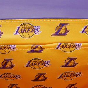 LF NBA LA LAKERS DEBOSSED LOGO CROSS BODY BAG