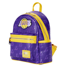 Load image into Gallery viewer, LF NBA LA LAKERS DEBOSSED LOGO MINI BACKPACK